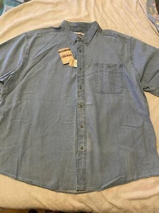Wrangler. Men's short-sleeved shirt with buttons. Size 3XL - Picture 1 of 6