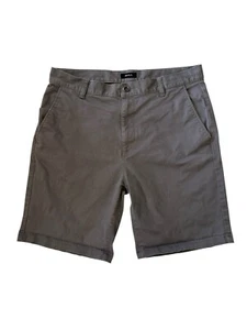 RVCA Weekend Fit Chino Shorts Regular Fit Gray Men’s Size 36x9 Good Condition - Picture 1 of 10