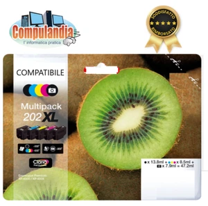 Compatibile Epson KIWI 202 XL - Kit 10 Cartucce - Foto 1 di 1