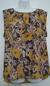 THE LIMITED Damen Top Bluse XL ärmellos geblümt mehrfarbig relaxed - Bild 1 von 14