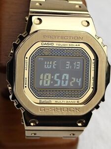 Casio G-SHOCK GMW-B5000GD-9JF Full Metal Gold Men's Watch Good Condition