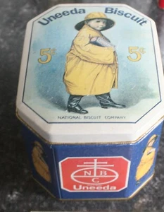 Vintage WERBUNG Blechdose UNEEDA BISQUIT - Bild 1 von 6