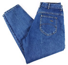 Chic Jeans Women's 18 WP 34 x 29 Vintage 80s Blue Tapered Leg High Waist Mom