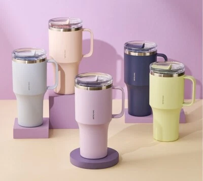 Lock n lock Metro King Tumbler 820ml Stainless Handle Cup 27oz Lock & Lock - Image 1 of 4