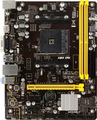 Biostar A320MH Motherboard AMD A320 Socket AM4 DDR4 Micro-ATX VGA USB 3.2 Ryzen - Image 1 of 3