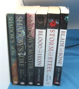 Jon Sprunk Lot of 6 Books Black Earth Shadow Saga Trade PB VG - Picture 1 of 3