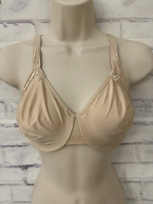 Wacoal 32DD Bra sensibility Underwire 4 Way Convertible Beige 855207 - Image 1 of 4