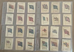 Kensitas Silks - Flags of the British Empire - complete UK set of 48 from 1934 - Picture 1 of 4