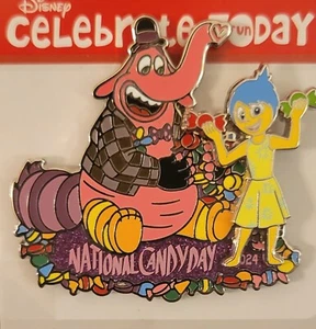 Disney Inside Out Celebrate Today National Candy Day Pin 2024 Pin LE 3000 New - Picture 1 of 2