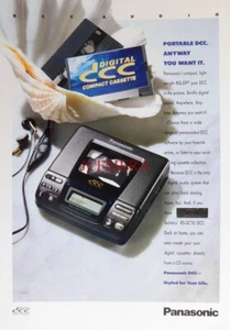 Vintage Panasonic 'RQ-DP7' CD Player ADVERT : Original 1993 Print 668/14 - Picture 1 of 1