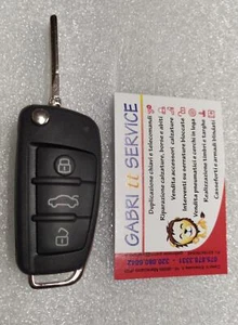 Audi GUSCIO VUOTO RADIOCOMANDO CHIAVE A4 AVANT BERLINA S4 RS4 TT A6 A6L Q5 Q7 A8 - Picture 1 of 5