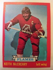 1973-74 OPC O-Pee-Chee #13 Keith McCreary Atlanta Flames - EX