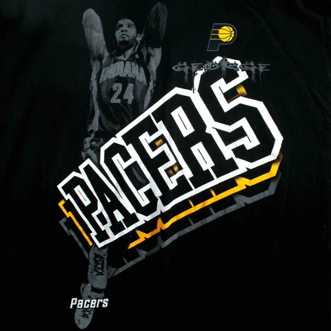 Indiana Pacers Paul George Youths T Shirt Size 2XL UNK Black Cover