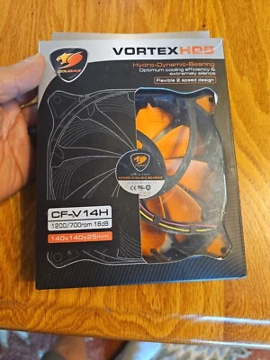 COUGAR CF-V14H Vortex Rodamiento Hidrodinámico (Fluido) 300.000 Horas 14CM Silencioso Foto 1 de 4