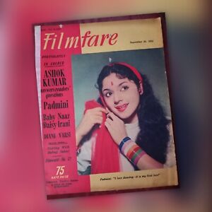  Vintage & Original Indian Filmfare Magazine 1958 - Padmini.