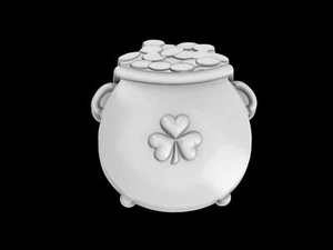 Molde para olla de oro, molde para bomba de baño, molde para jabón, molde para chocolate, molde artesanal - Imagen 1 de 9