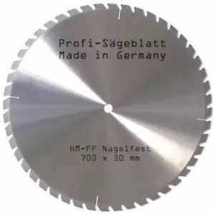 HM Kreissägeblatt 700 x 30 mm Z= 48 FF Nagelfest Brennholz - Sägeblatt Wippsäge - Bild 1 von 4