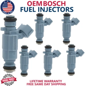 PN 35310-38010/GENUINE BOSCH x6 Fuel Injectors For 2002-2006 Hyundai Kia 3.5L V6 - Picture 1 of 3