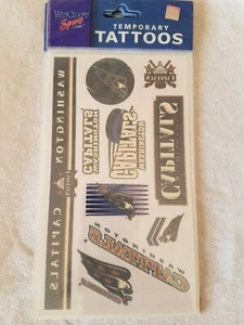 Washington Capitals - NHL - TATUAJES TEMPORALES 1 hoja - ENVÍO GRATUITO - Imagen 1 de 2