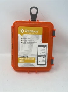 Outdoor Products Watertight Box Large, Shocking Orange **NEW** - Picture 1 of 4