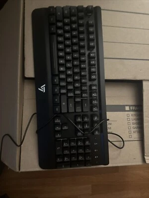 VicTsing Premium RGB Metallic Base Wired Gaming Keyboard, High Performance Nobox - Image 1 of 2