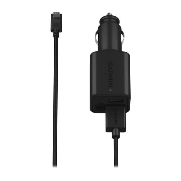 Garmin USB-C Vehicle Power Cable 12 V Adapter and Extra USB Port 010-13199-03 - Image 1 of 1