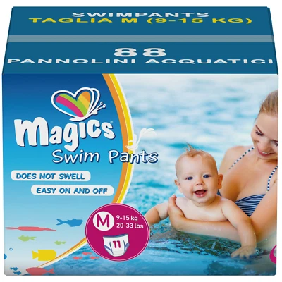 Magics Swim Pants - Pannolini Acquatici Taglia S, M e L - Pannolini Nuoto - Immagine 1 di 4