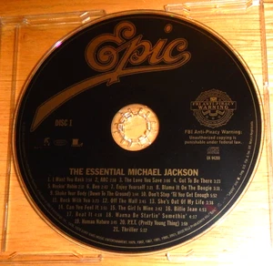 MICHAEL JACKSON - THE ESSENTIAL MICHAEL JACKSON, Disc 1 (of 2) - CD - Imagen 1 de 3