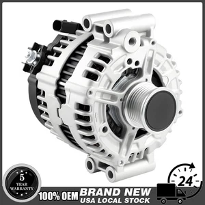 180Amp Alternator For BMW 1 Series M 135i 335d 335i 335is 335xi 535i 535xi 3.0L - Picture 1 of 11