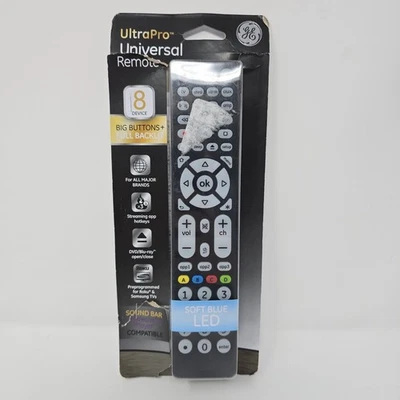 GE UltraPro Universal Remote - 8 Device New in package 37123 - Image 1 of 4