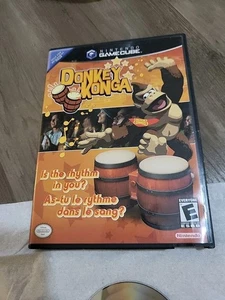 Donkey Konga (Nintendo GameCube, 2004) con manual  - Imagen 1 de 5