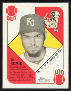 2015 Topps Heritage '51 #17 Eric Hosmer Mini Black Back - Picture 1 of 2