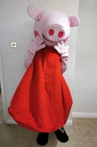 Peppa Pig Mascot Adult Costume Fancy Dress One Size Fits Most Adult - Picture 1 of 24