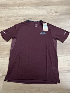 Nike Trail Dri-FIT Solar Burgund Laufshirt Herren Größe M DV9305-652 - Bild 1 von 5
