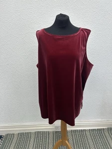 Túnica Larga Marla Wynne Talla 3XL Top Terciopelo Mujer Nueva Reino Unido 24 26 Navidad - Imagen 1 de 12