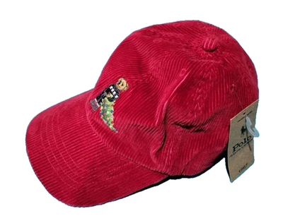 Polo Ralph Lauren Niños Rojo Vacaciones Bordado Oso Pana Gorra de Béisbol 8-20 Foto 1 de 4