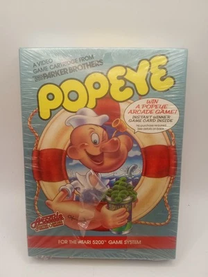Vintage 1983 Parker Brothers Atari 5200 Video Game POPEYE  - Image 1 of 4
