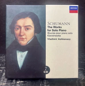 Schumann Die Werke für Solo Klavier Decca 7 CD Set Vladimir Ashkenazy wie neu B - Bild 1 von 2