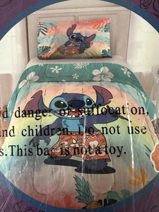 Nuevo Juego de Edredón Walt Disney Lilo & Stitch Niños 2 piezas Reversible Doble/Completo - Imagen 1 de 7