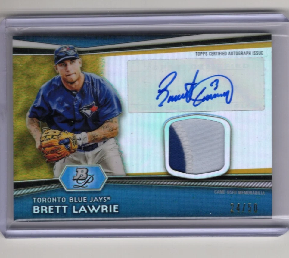 Bowman Platinum Patch 2012 automático Brett Lawrie 24/50 Foto 1 de 1