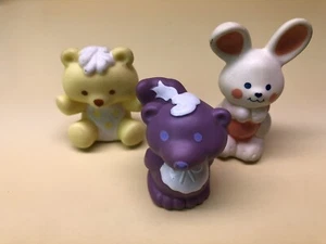 Vintage 1980's Strawberry Shortcake Pets Lot Bear Skunk Bunny - Picture 1 of 12