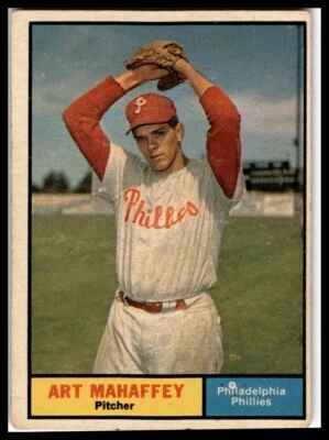 1961 Topps #433 Art Mahaffey - Image 1 of 2