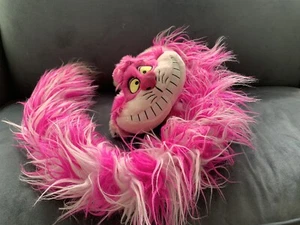 Disney Parks Alice In Wonderland Cheshire Cat Plush 54" Long Tail Pink - Picture 1 of 11