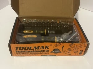 Ratcheting Screwdriver Set TOOLMAK 61pcs Socket Set & Magnetic Screwdriver Bit S - Picture 1 of 2