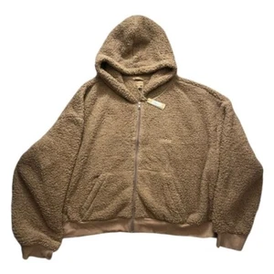 Suéter Skims 4X Acogedor Nudo Cremallera Boucle Suave Ojo de Tigre Nuevo con Etiquetas Precio de venta sugerido por el fabricante $88 - Imagen 1 de 5