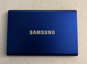 SAMSUNG T7 Portable 1TB SSD - Blue - Afbeelding 1 van 6