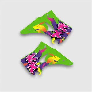 Calcomanías de gráficos retro estilo 94 estilo Kawasaki KX125 KX250 2003 - 2013 2 tiempos - Imagen 1 de 1