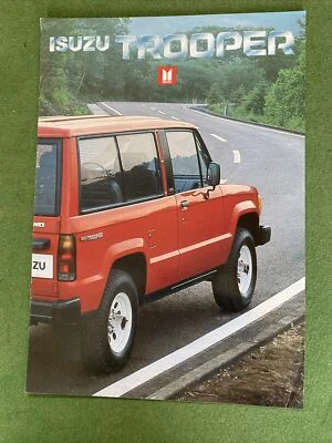 Isuzu Trooper Sales brochure German Language September 1983 A4 - Image 1 of 3