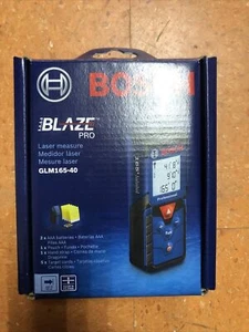 Bosch GLM165-40 BLAZE Pro 165' Laser Distance Measure Brand New Sealed - Picture 1 of 6