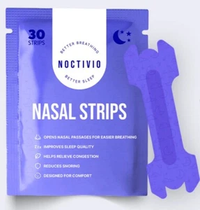 (NEW) 90 Strips Enhances Sleep Nasal Strips, Reduces Snoring, Easier Breathing - Picture 1 of 4